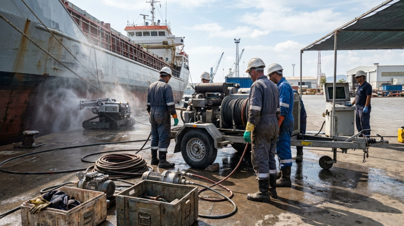 water jetting machine