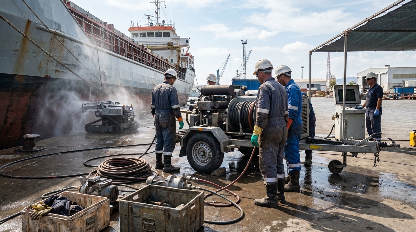 water jetting machine