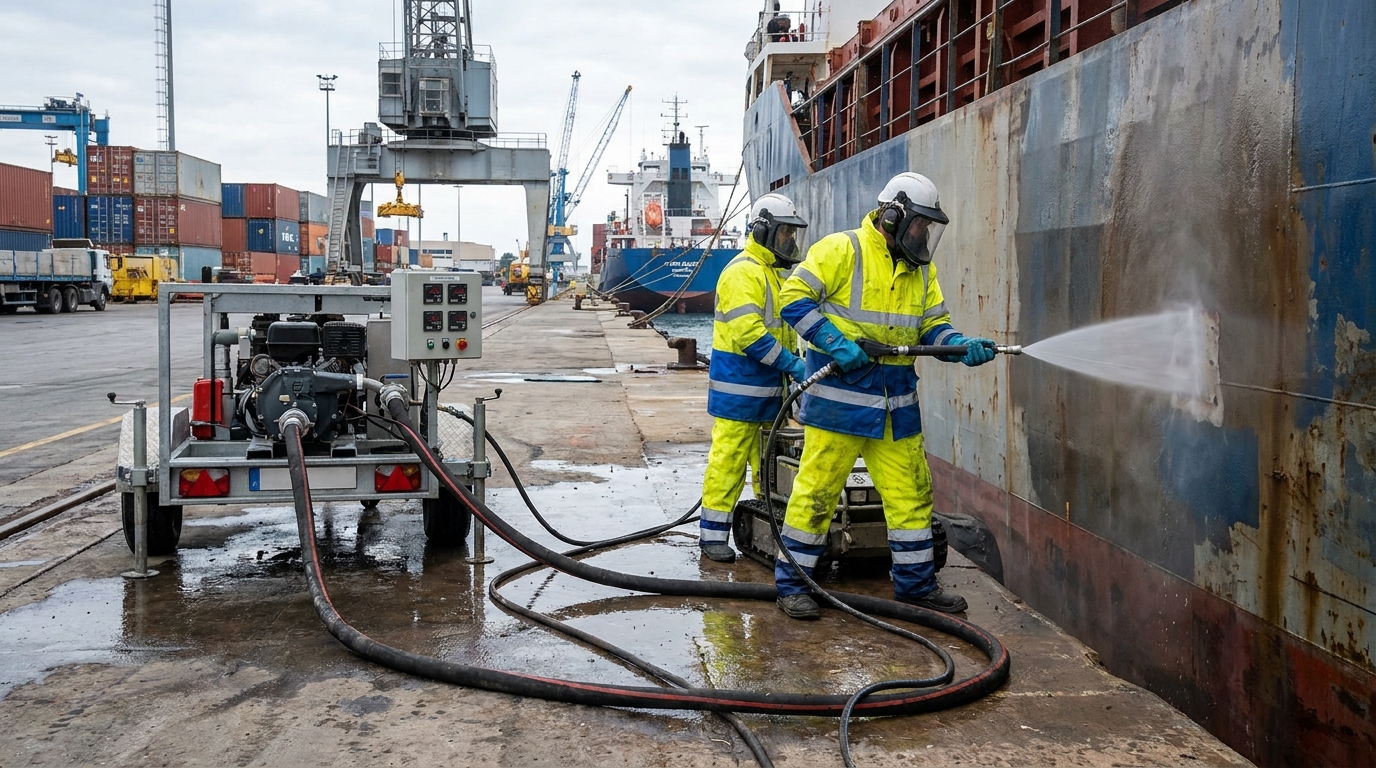 water blasting PPE