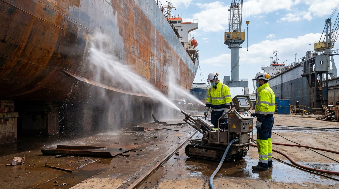 robotic hydroblasting
