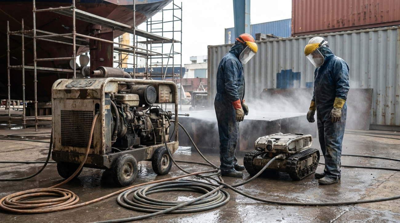high pressure water blasting equipment