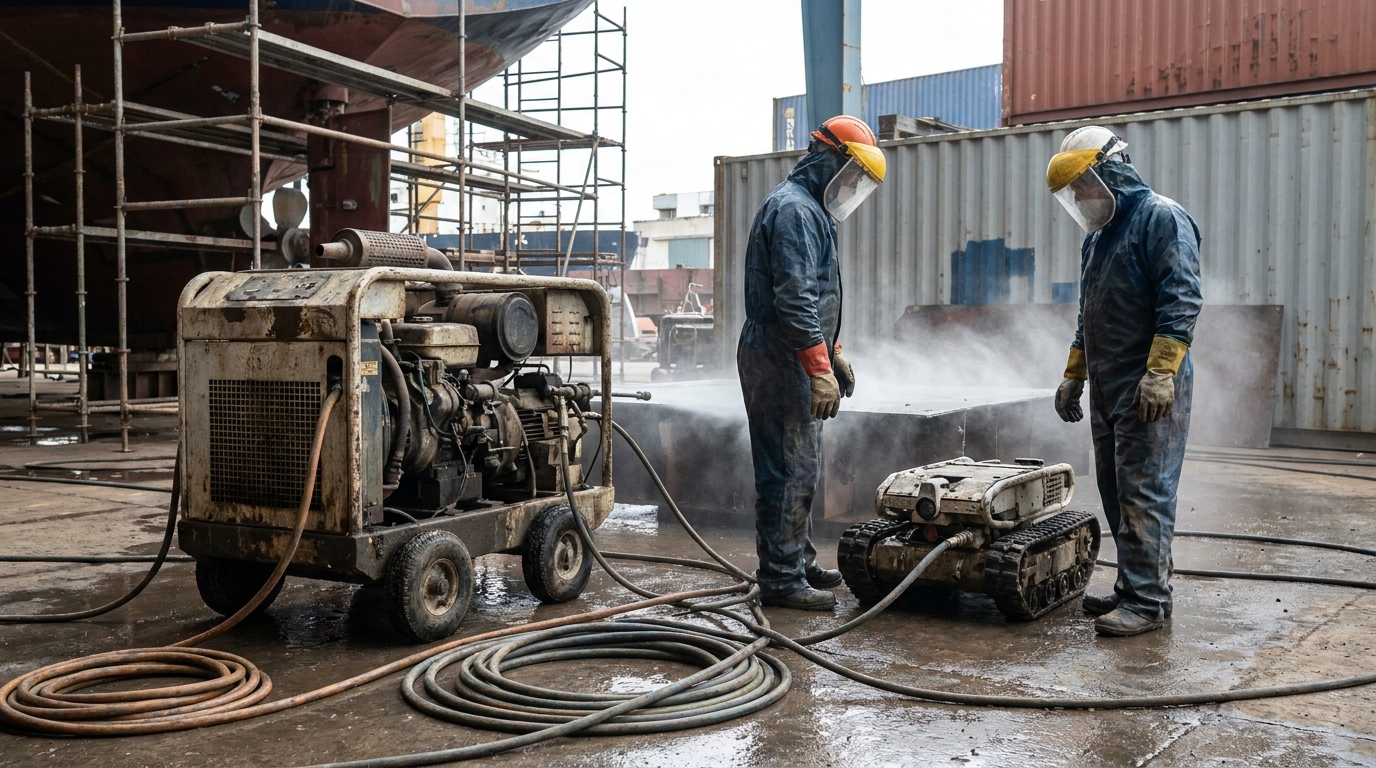 high pressure water blasting equipment