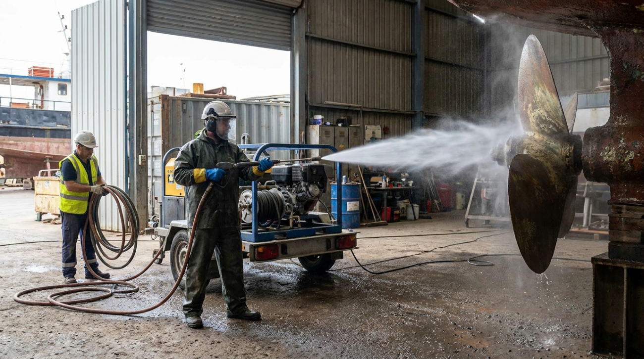 hydroblasting machine