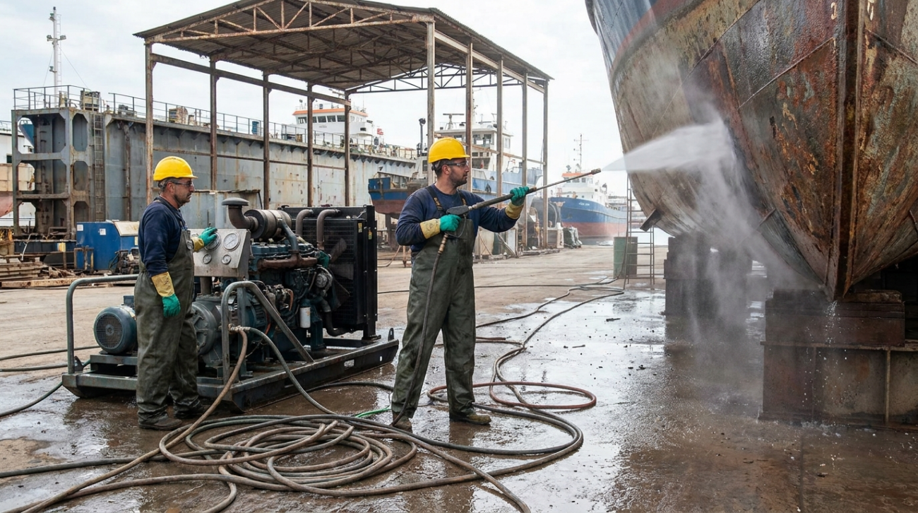industrial pressure washer