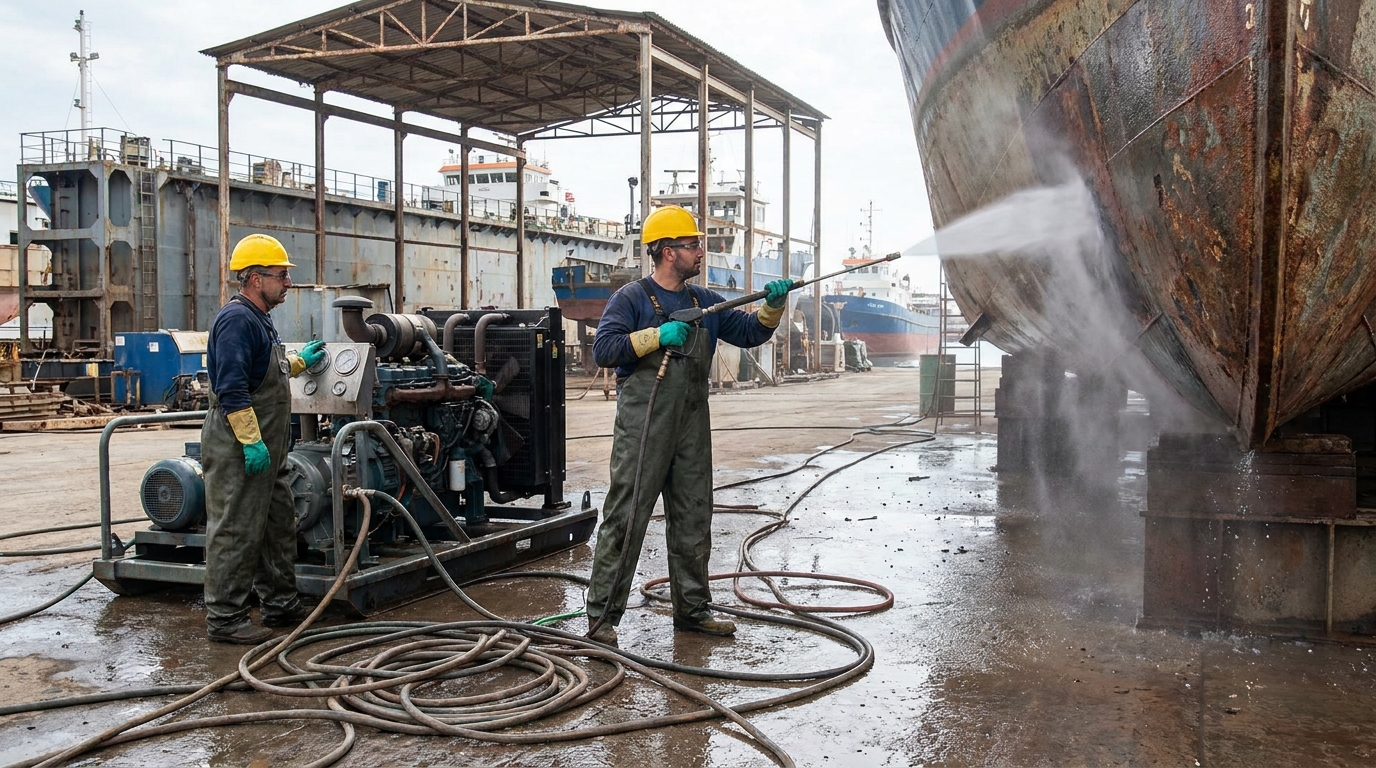 industrial pressure washer