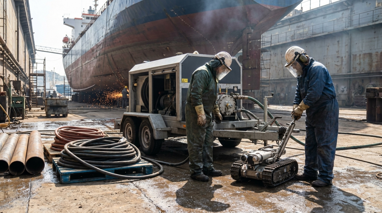water jet cleaner machine