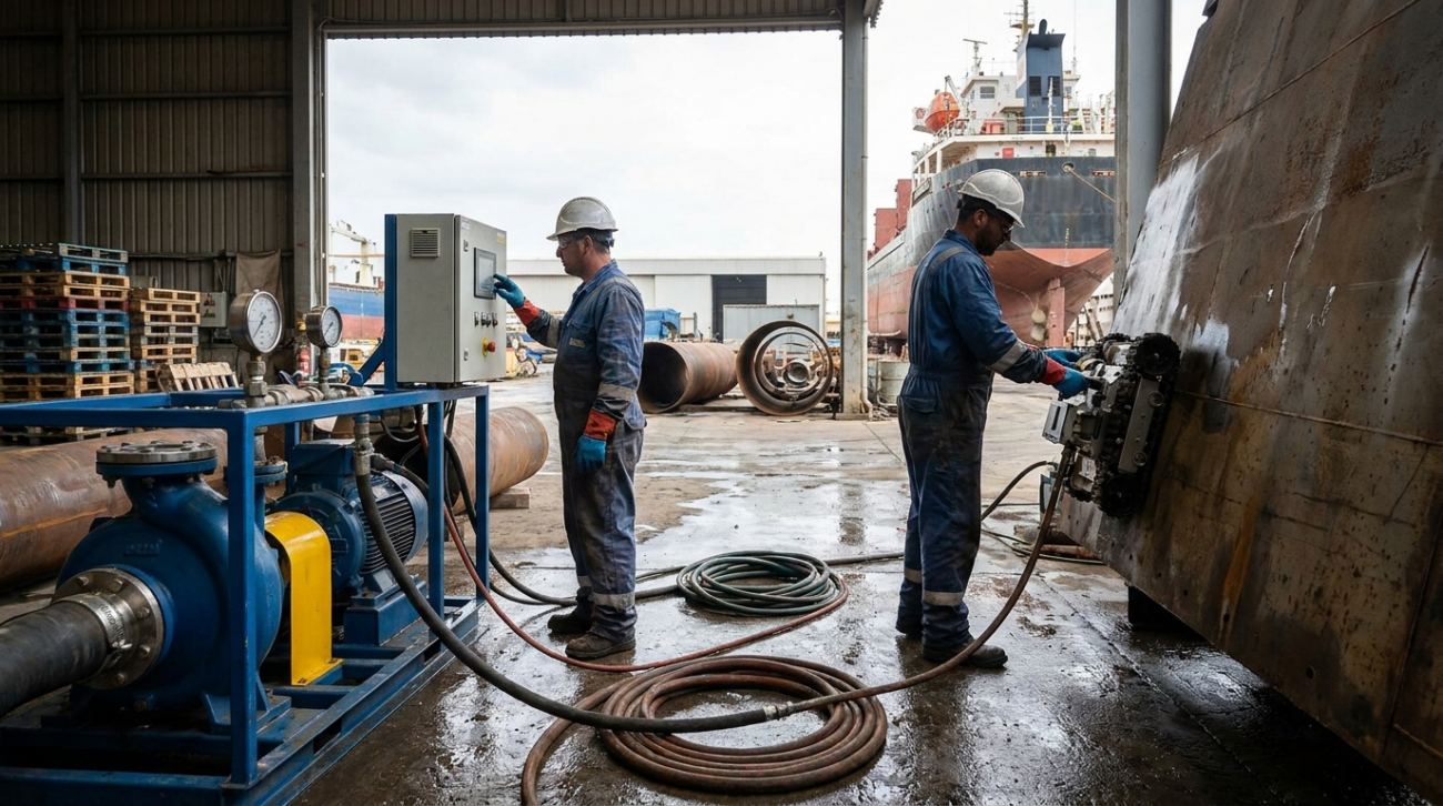 water jet cleaning equipment