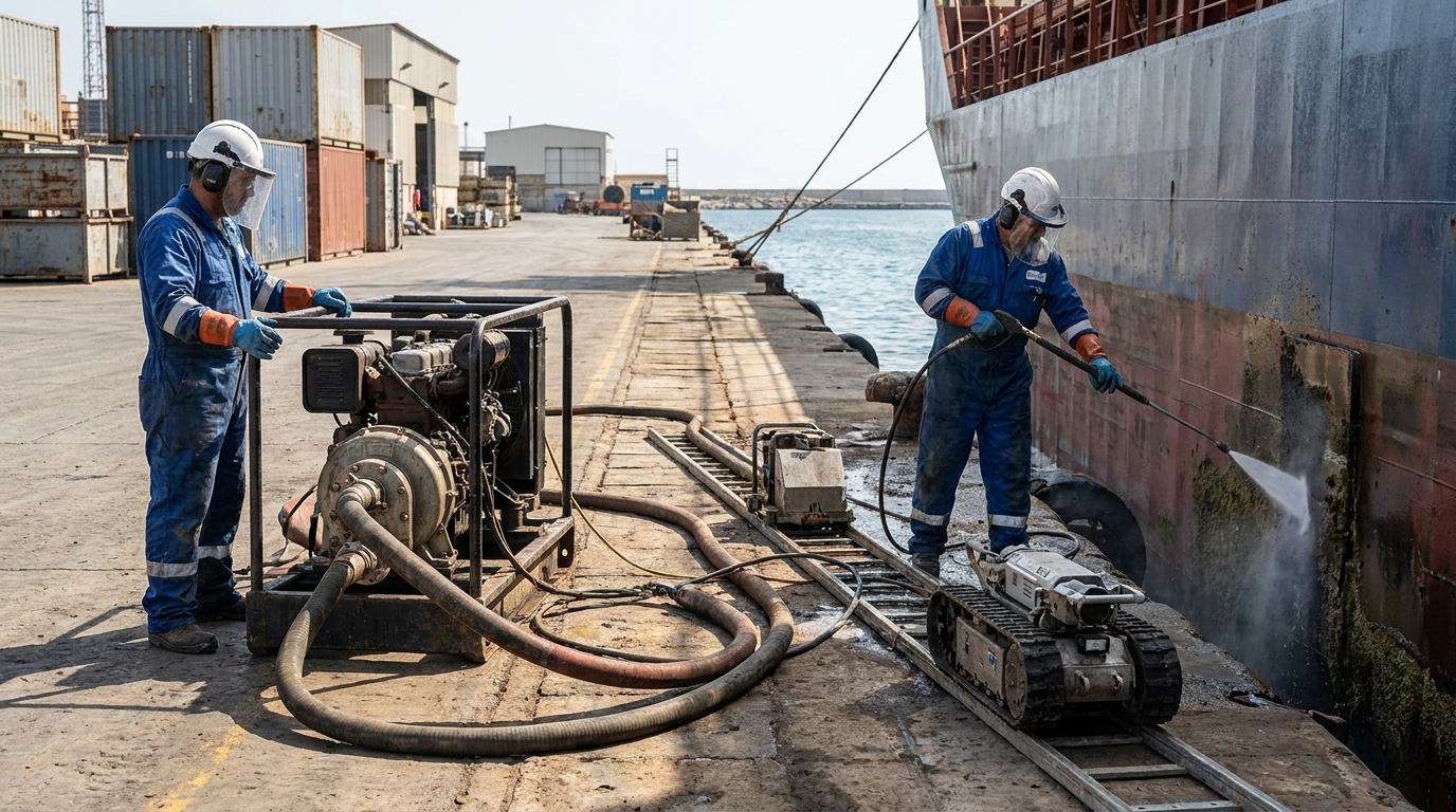 industrial water jetting machine