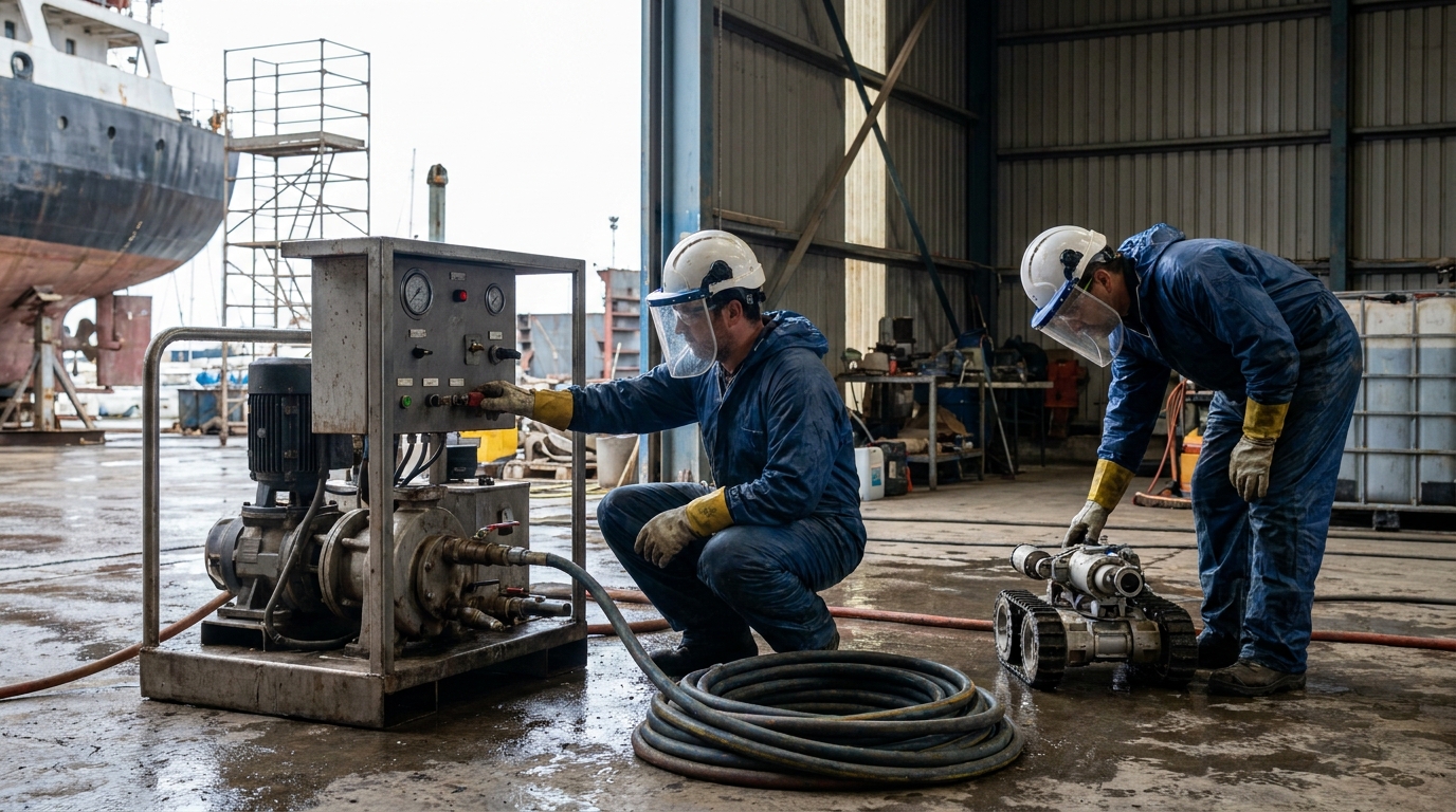 industrial water blasting machine
