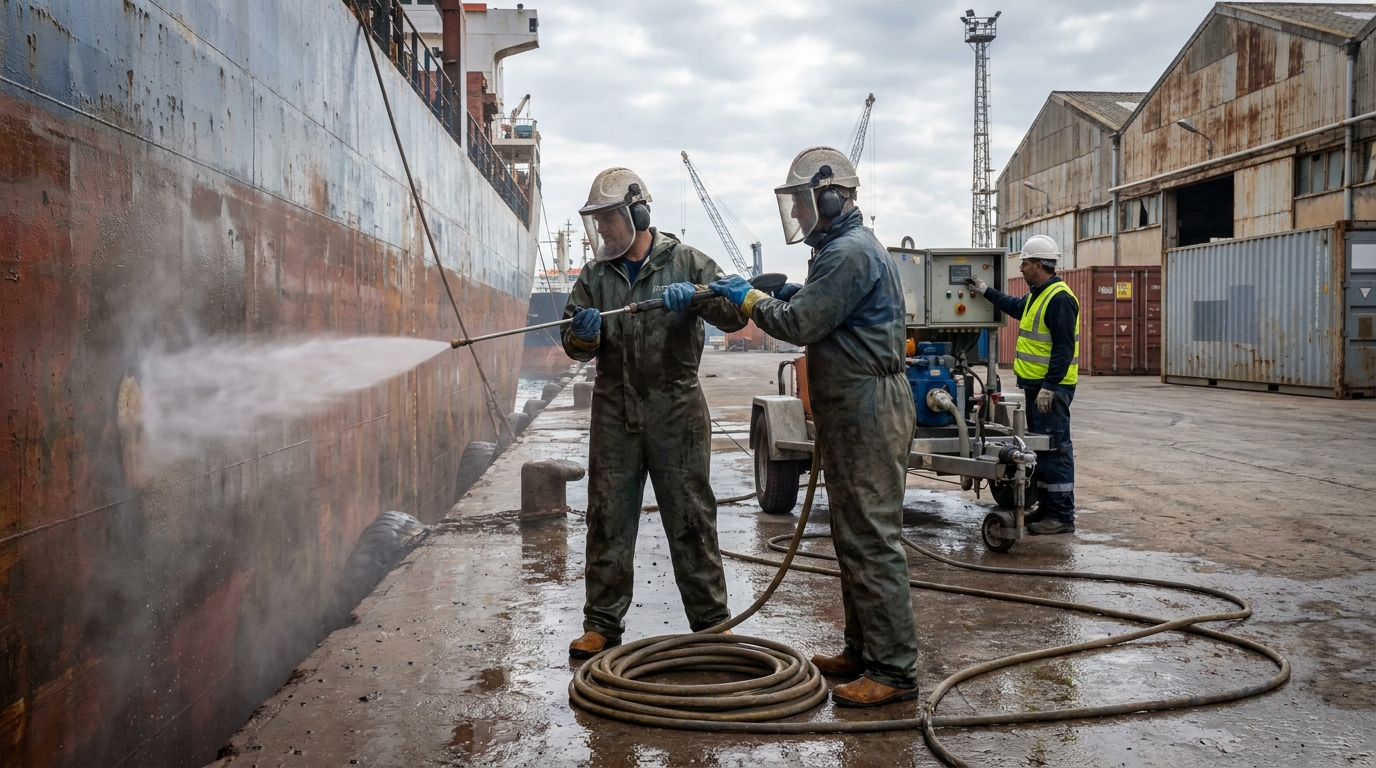 industrial water blasting services