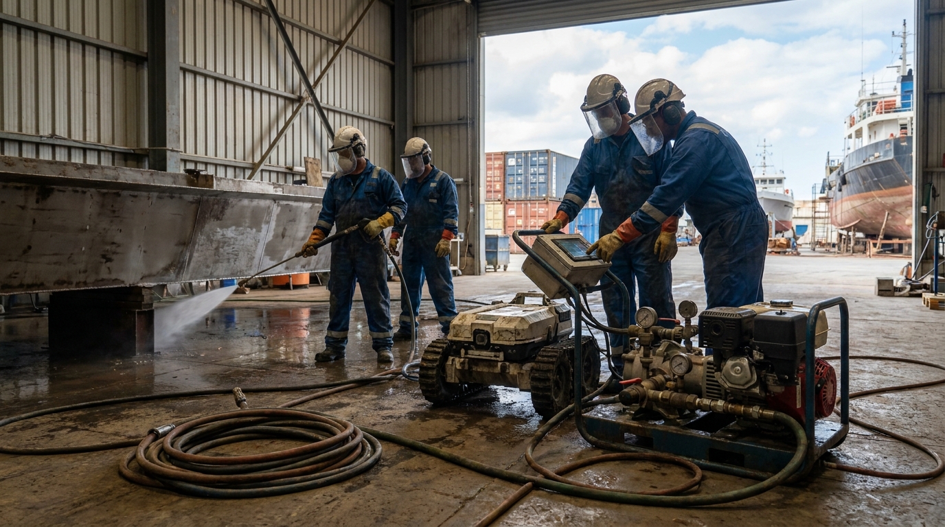 industrial hydro blasting services