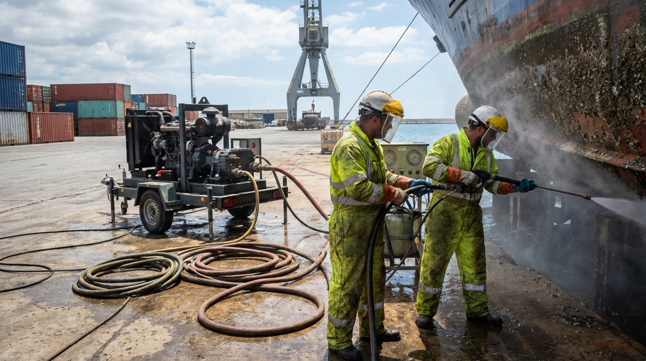 ultra high pressure cleaning equipment