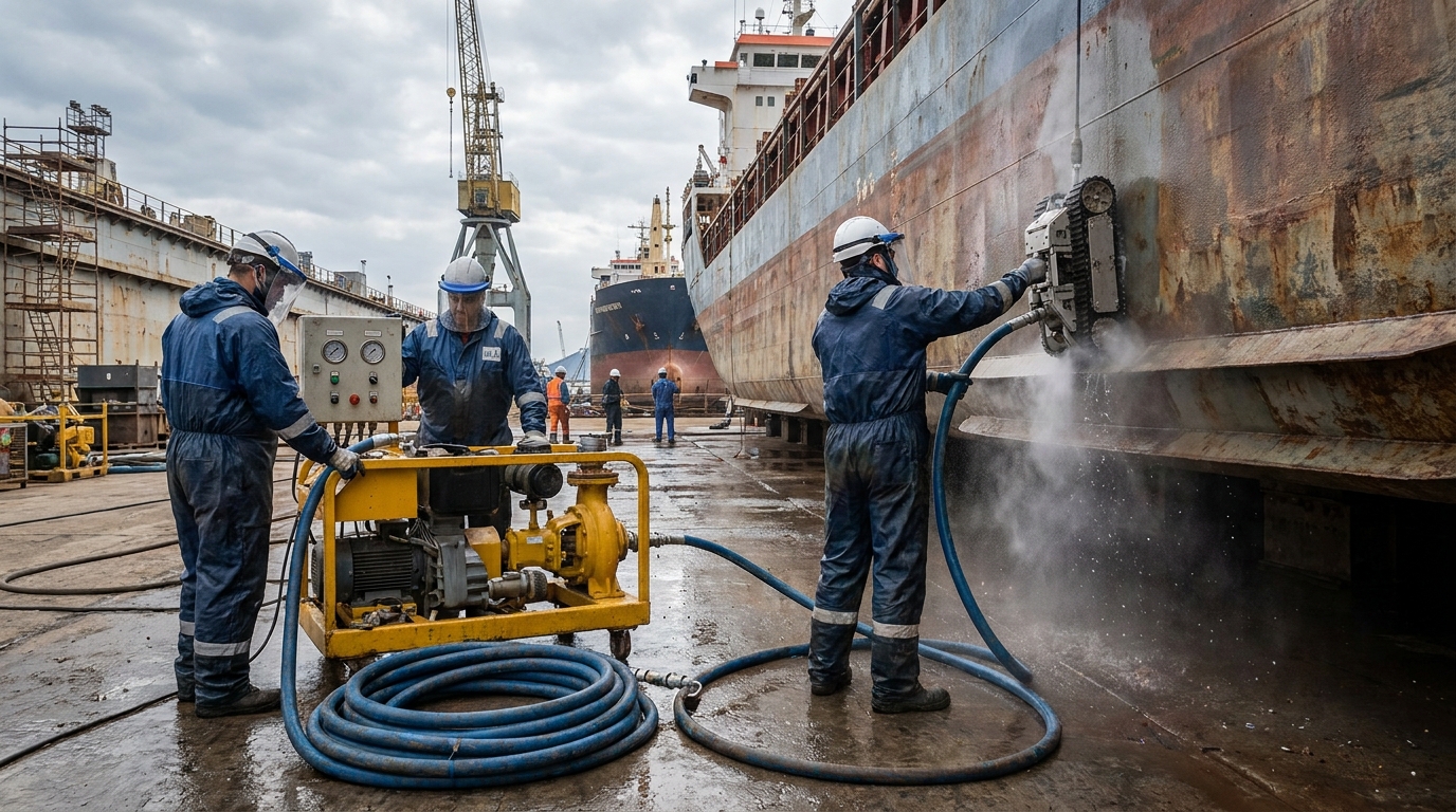 ultra high pressure water blasting equipment