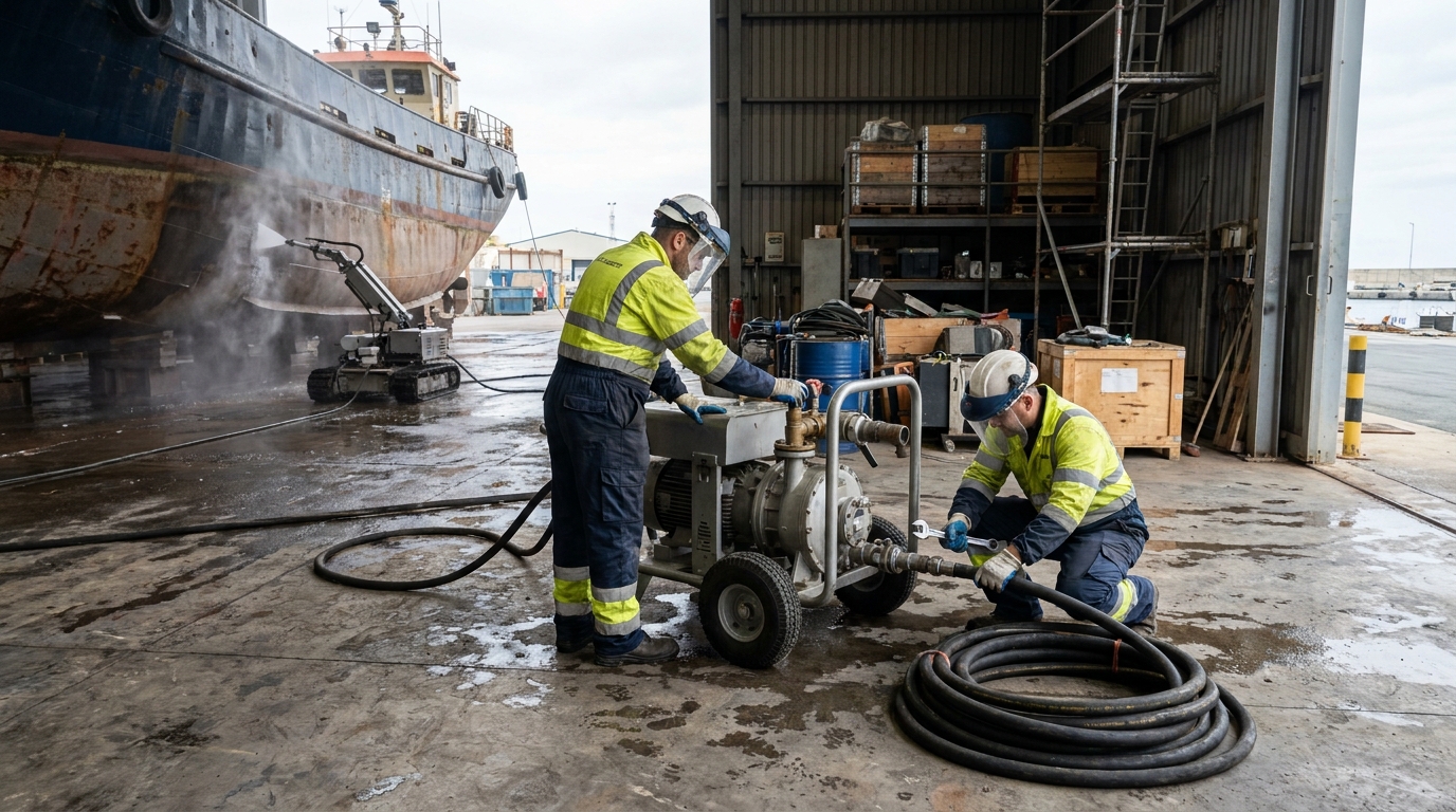 ultra high pressure water jetting equipment