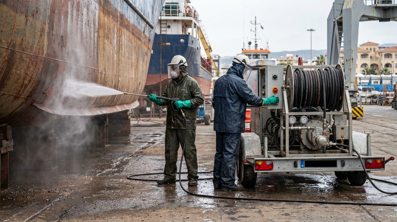 ultra high pressure water jetting services