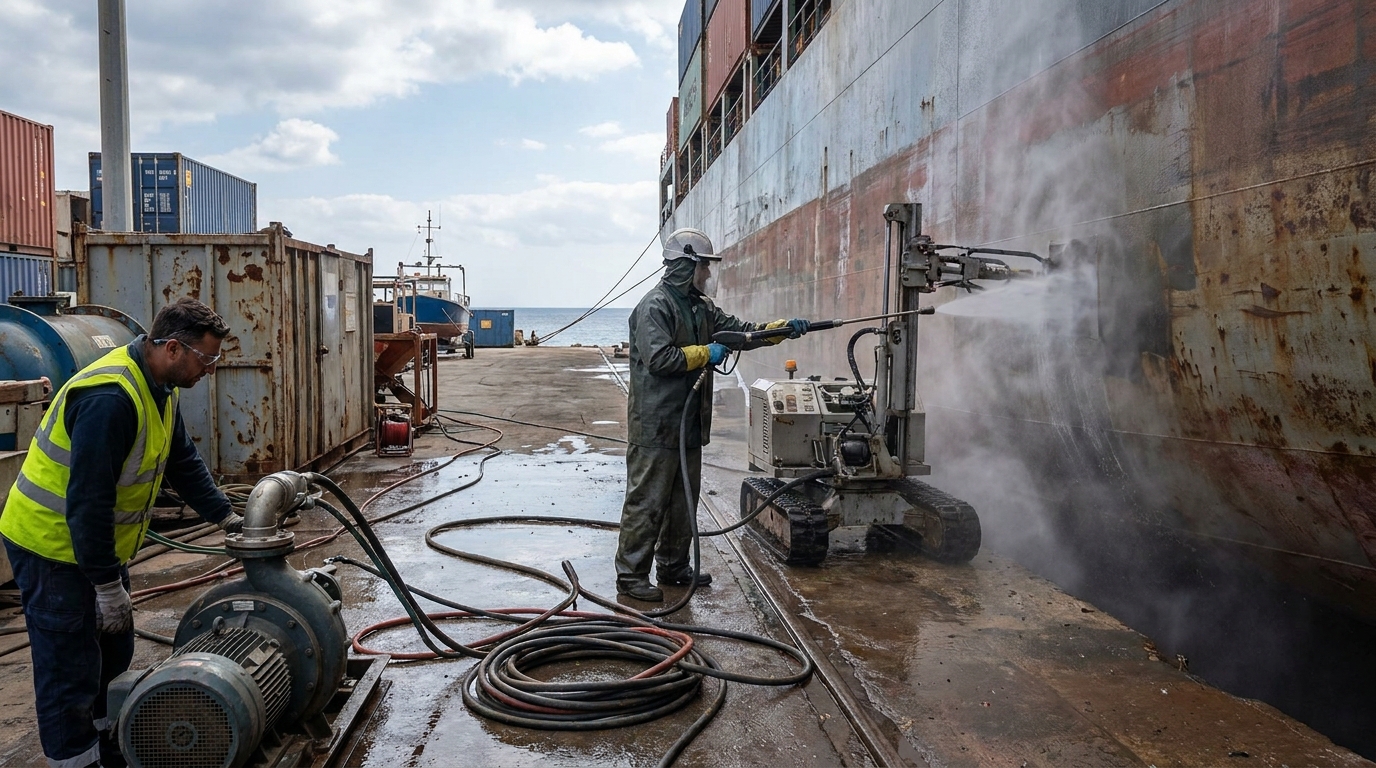 uhp water blasting equipment